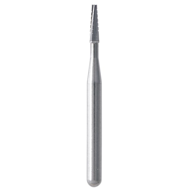 Mani Carbide Bur FG Tapered Fissure Fig 700 Cross Cut, 168 010 - Pack 10