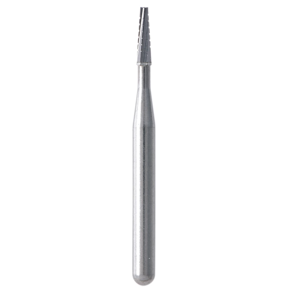 Mani Carbide Bur FG Tapered Fissure Fig 700 Cross Cut, 168 010 - Pack 10