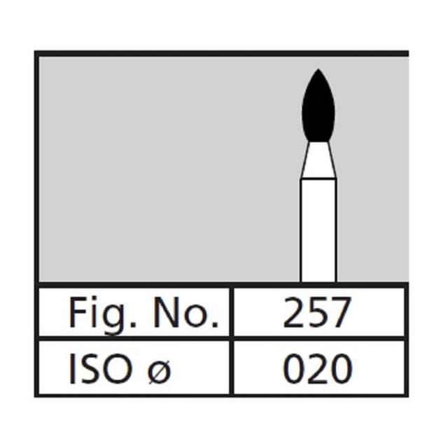 Fis Diamond Bur FG 257 020 (F40) Fine