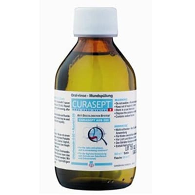 Curasept Chlorhex Mouthrinse with Fluoride - 0.05%, ADS205, 200ml