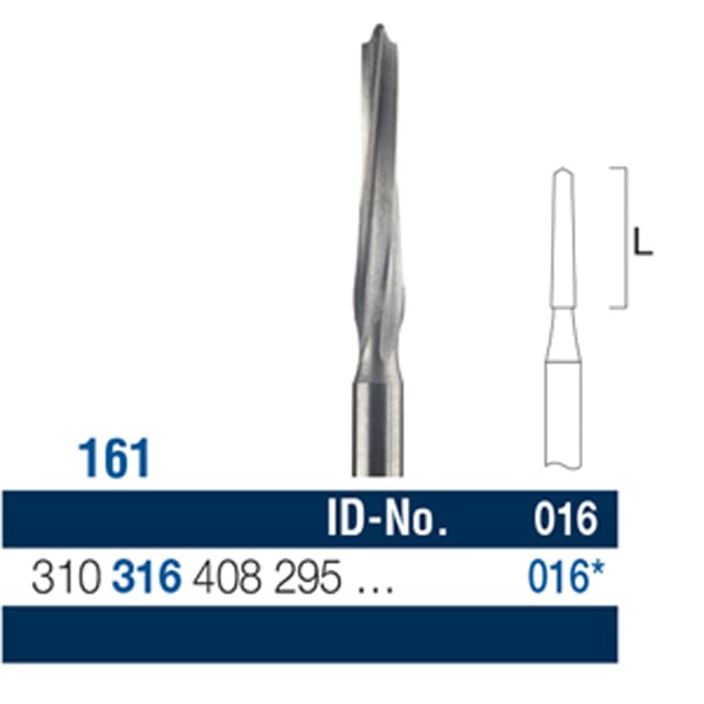 Ela Steel Bur FG Surgical Bone Cutter Fig 161, 408 016