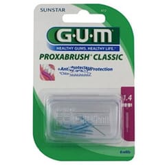 Gum Proxabrush Go-Betweens Interdental Brush Refills - Pack 8
