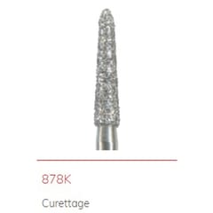 NTI Diamond Bur FG Torpedo Curettage 878K - Pack 5