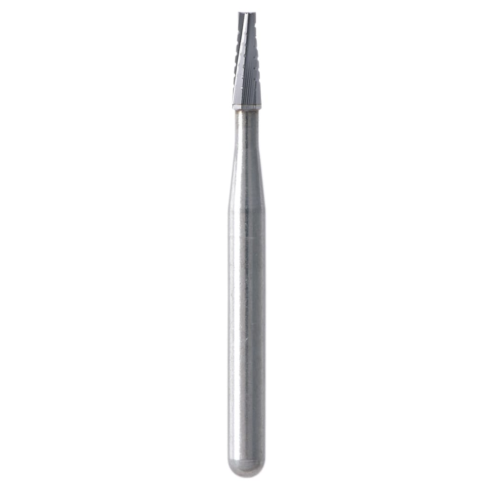 Mani Carbide Bur FG 701 Tapered Fissure 168 012 Cross Cut - Pack 10