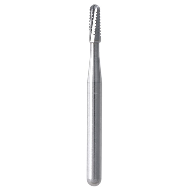 Mani Carbide Bur FG Round End Straight Fissure Fig 1958 Cross Cut, 137 012 Pack 10
