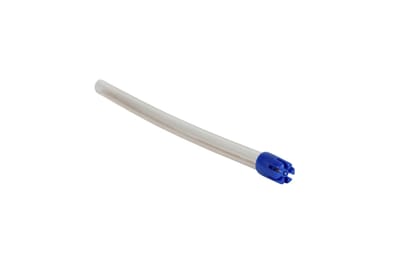 EVERYDAY ESSENTIALS SALIVA EJECTORS CLEAR WITH BLUE TIP - 100 Pack