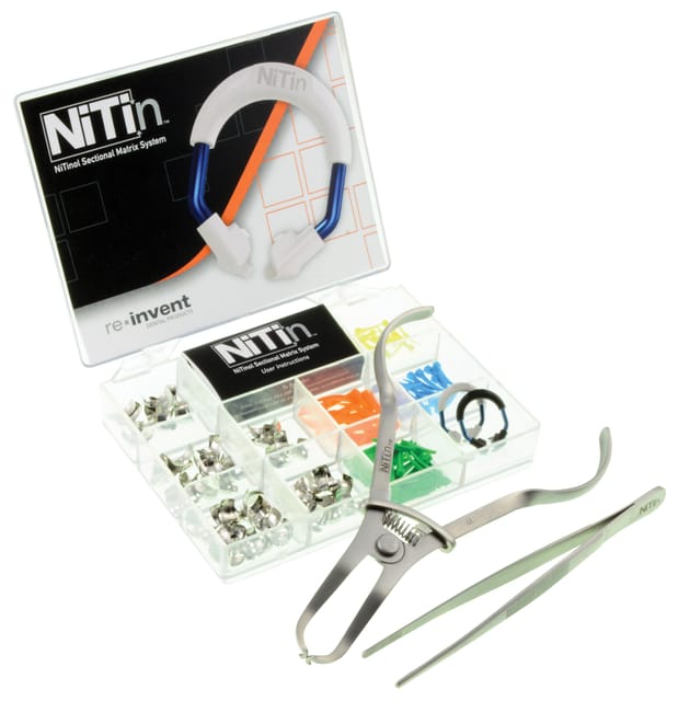 NiTin Sectional Matrix Kit with Full Curve Metal Bands, NT-KMN-01 - Each