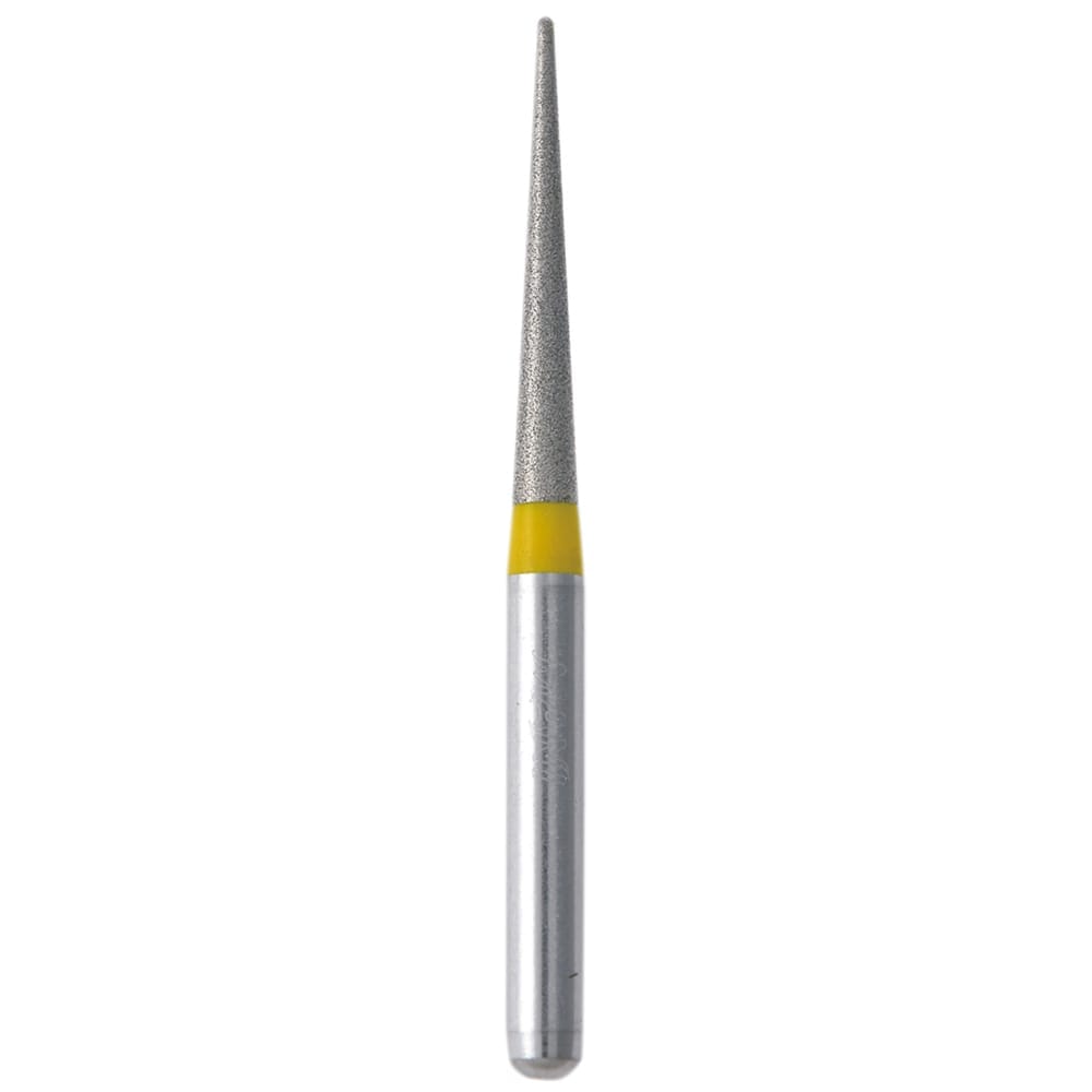Mani Diamond Bur FG TR, 198 Taper Round End - Pack 5