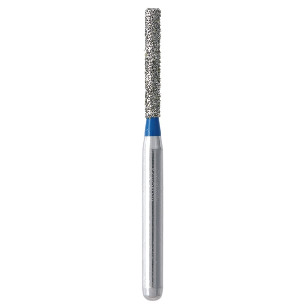 Mani Diamond Bur FG SF, 111 Straight Flat End - Pack 5