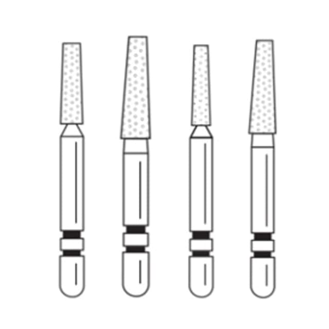 Two Striper Diamond Bur FG Flat End Taper 846 - Pack 5