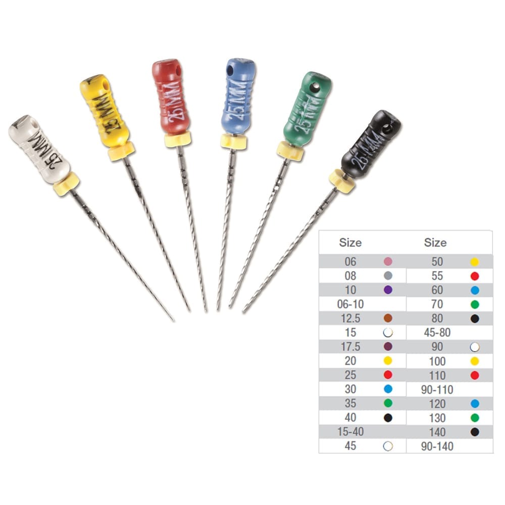 VDW K-Reamers STERILE CC 28mm - Pack 6