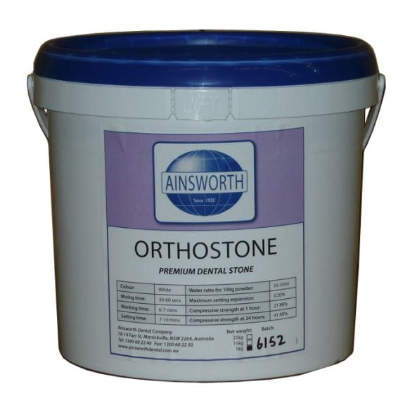 Ainsworth Ortho Stone White - 5kg Pail