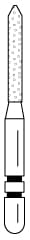 Two Striper FG Diamond Bevel-End Cylinder 250.8 - Pack 5