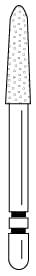 Two Striper FG Diamond 258SB Ging Curette- Pack 5
