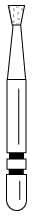 Two Striper Diamond Bur FG 315.1.75C Operative Inverted Cone 805 015C - Pack 5