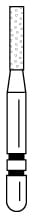 Two Striper Diamond Bur FG 515.5 Flat End Cylinder 836 012 - Pack 5