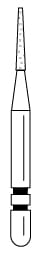 Two Striper FG Diamond Flat End Taper 700.5C - Pack 5