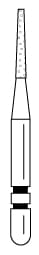 Two Striper FG Diamond Flat End Taper 700.6C - Pack 5
