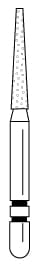 Two Striper FG Diamond Flat End Taper 700.8C - Pack 5