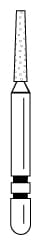 Two Striper FG Diamond Flat End Taper 721.6C - Pack 5