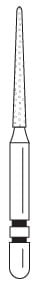 Two Striper FG Diamond Curettage K 763.10C - Pack 5