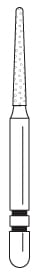 Two Striper FG Diamond Round End Taper 777.8C- Pack 5