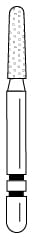 Two Striper FG Diamond Round End Taper 782.6 - Pack 5