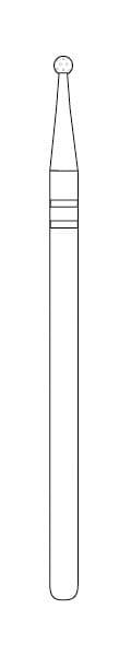 Two Striper Diamond Lab Bur HP X120C Fine  801-016 -Pack 1
