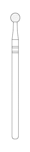 Two Striper Diamond Lab Bur X150C -Pack 1