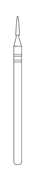 Two Striper Diamond Lab Bur X261.5C -Pack 1