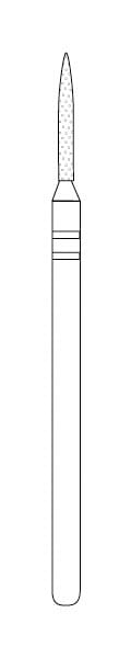 Two Striper Diamond Lab Bur X265.10 -Pack 1