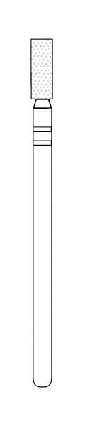 Two Striper Diamond Lab Bur X535.7 -Pack 1