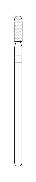 Two Striper Diamond Lab Bur X575.7F -Pack 1