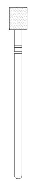 Two Striper Diamond Lab Bur X580.6 -Pack 1