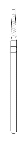 Two Striper Diamond Lab Bur X702.10C -Pack 1
