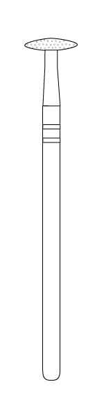 Two Striper Diamond Lab Bur X889 -Pack 1