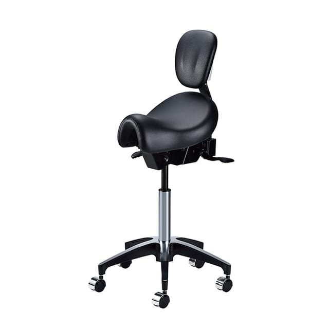 Saddle Stool, Black - Each