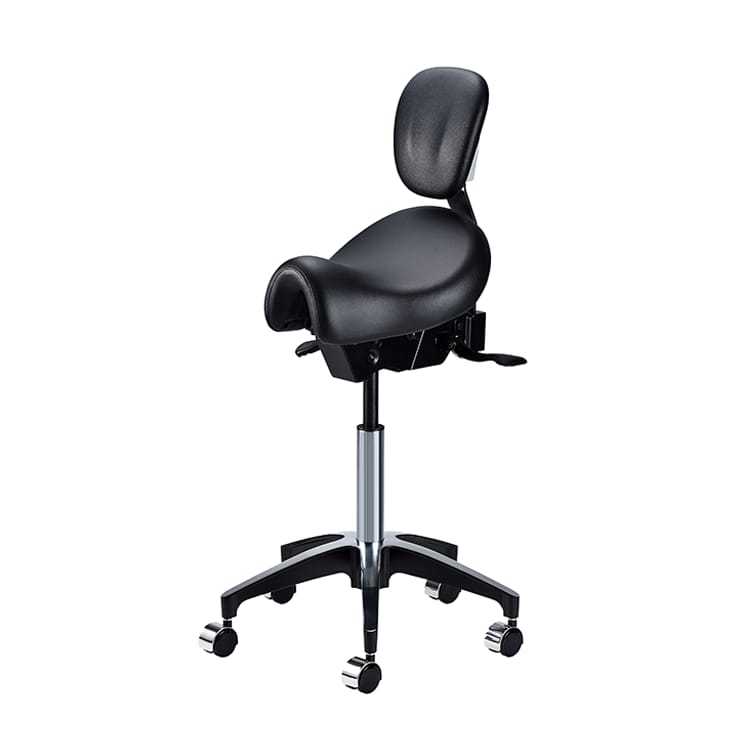 Saddle Stool, Black - Each