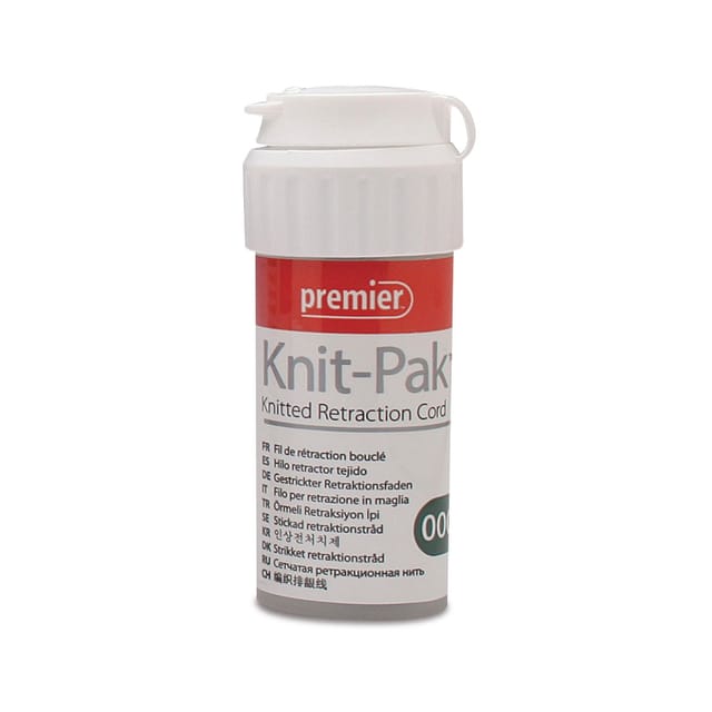 Knit-Pak Cord #000 Green - 254cm Container