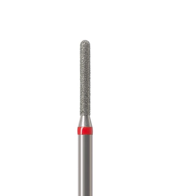 Diamond Bur FG Round End Cylinder 881 012 Fine - Pack 10