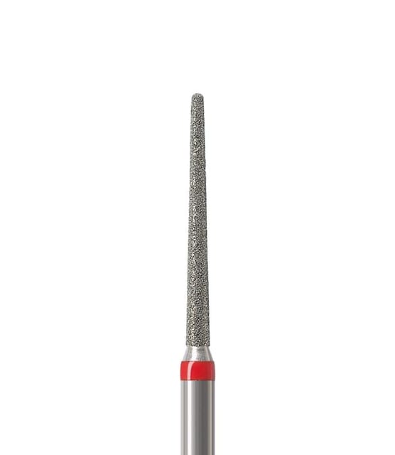 Diamond Bur FG Round End Taper Long 850L 012 Fine - Pack 10