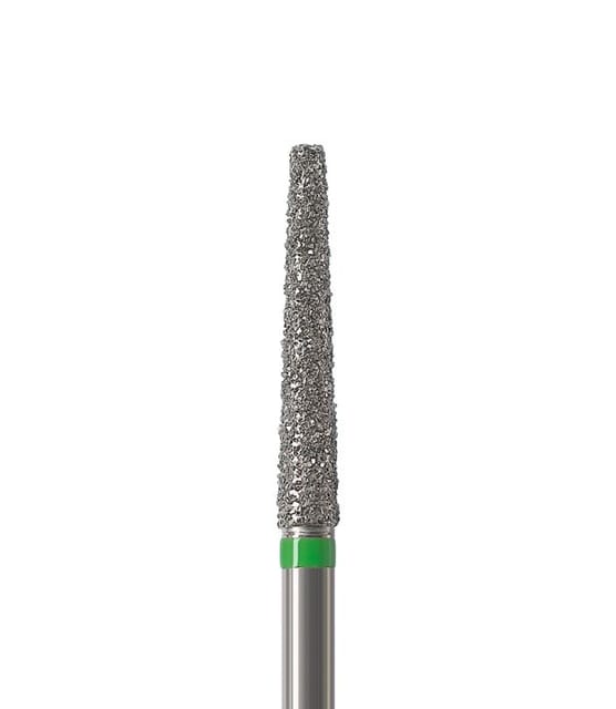 Diamond Bur FG Flat End Taper Long 848L 018 Coarse - Pack 10