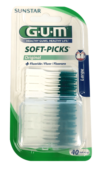 Gum Interdental Soft Picks Original, Large, 634MA40 - Pack 40