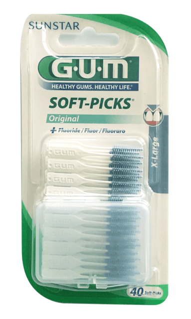 Gum Interdental Soft Picks Original, Extra large, 636M40 - Pack 40