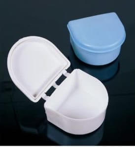 Denture Bath, White - Pce
