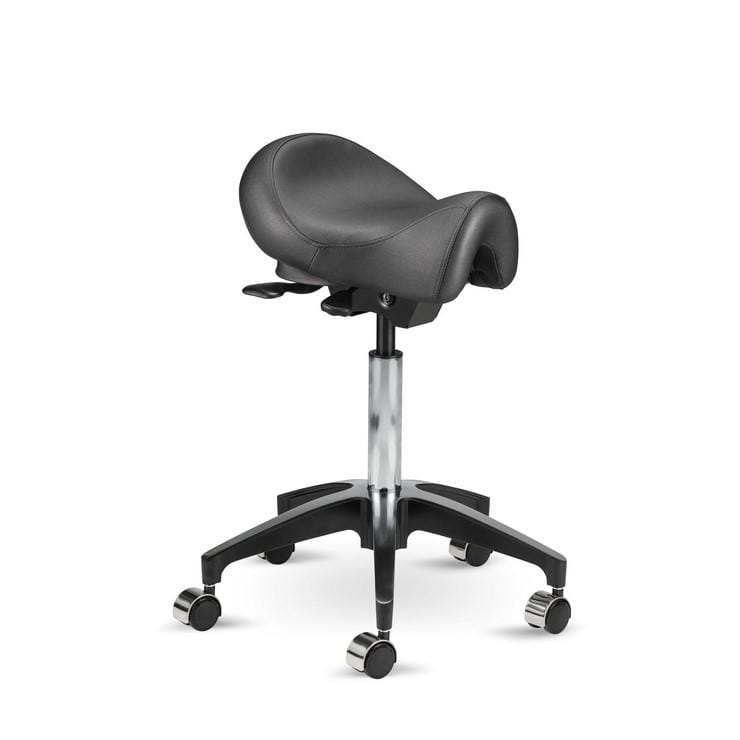 Saddle Stool / Operator Chair, Black - Each