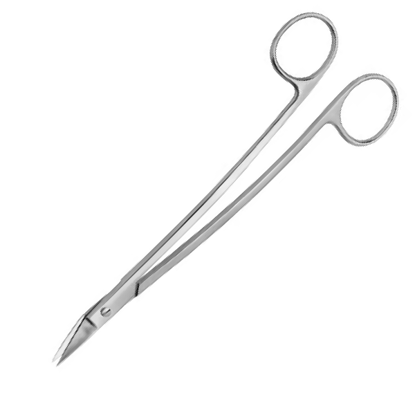 Gum Scissors Dean 17cm One Blade Micro Serrated S-Shape, 1147-1