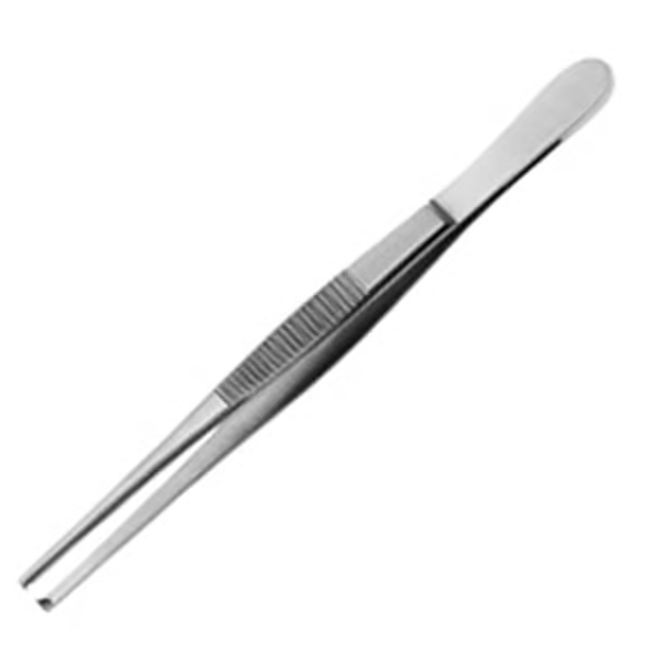 Sword Tissue Forceps Dissecting Semken 1x2 Teeth 14cm, 1206-14