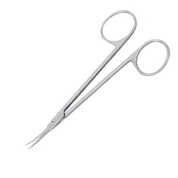 Gum Scissors Curved 11.5cm Very Fine Tips, 1115-1