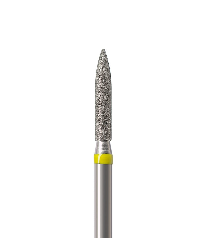 Diamond Bur FG Flame 862 014 Super Fine, 249 - Pack 5 *WSL